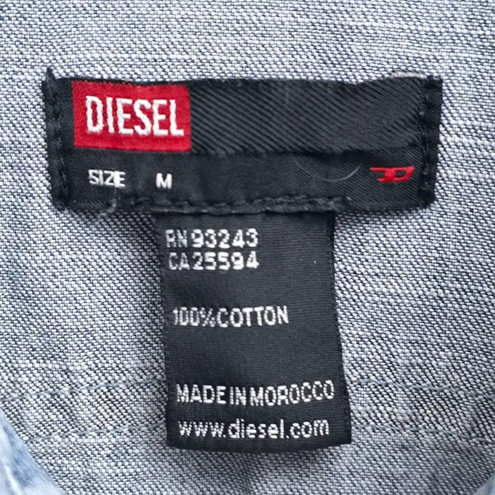 [BUNJANG] Diesel Denim Western Shirt / [M] 디젤 데님 웨스턴 셔츠