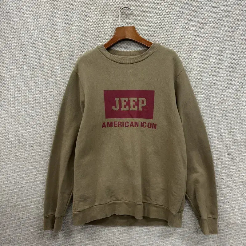 [BUNJANG] JEEP Big Logo Sweatshirt XL / 지프 JEEP 빅로고 맨투맨 XL M12152
