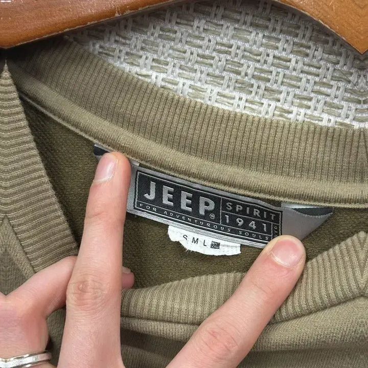 [BUNJANG] JEEP Big Logo Sweatshirt XL / 지프 JEEP 빅로고 맨투맨 XL M12152