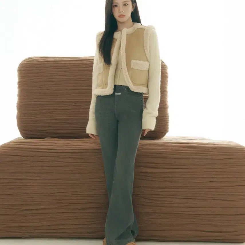 [BUNJANG] Marithe Francois Girbaud Crop Cardigan / 원가 169000원 고윤정 착용) 마리떼 가디건 CROP CARDIGAN