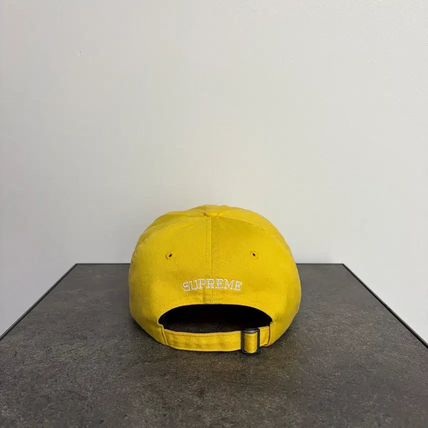 [BUNJANG] Supreme 6 Panel Ball Cap Yellow / (OS) 슈프림 6패널 볼캡 모자 뉴욕 옐로우