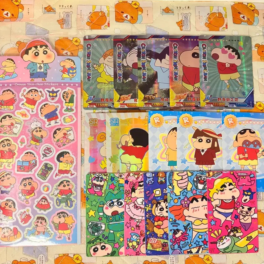 [BUNJANG] Crayon Shin-chan Stationery Bundle Set / 짱구 보관함 등 8종