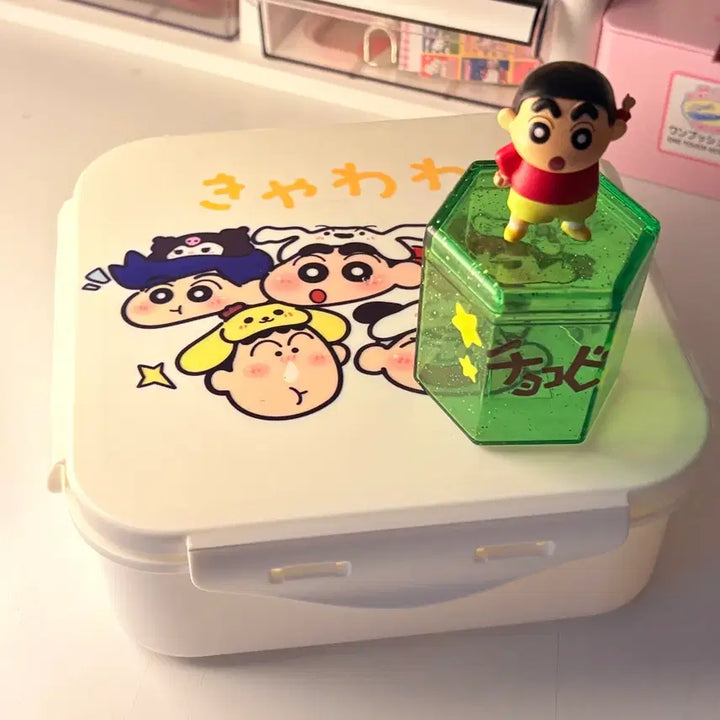 [BUNJANG] Crayon Shin-chan Stationery Bundle Set / 짱구 보관함 등 8종