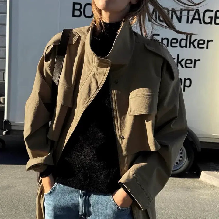 [BUNJANG] Orr Beige S-Size Jacket / Orr 야상 점퍼 베이지 s사이즈