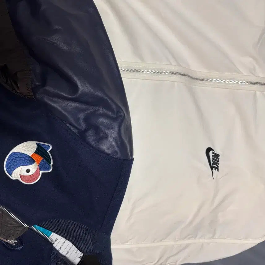 [BUNJANG] Kasina Nike Varsity Jacket (New) / [한정판] 나이키x카시나 원앙콜라보 F&F 바시티(새제품)