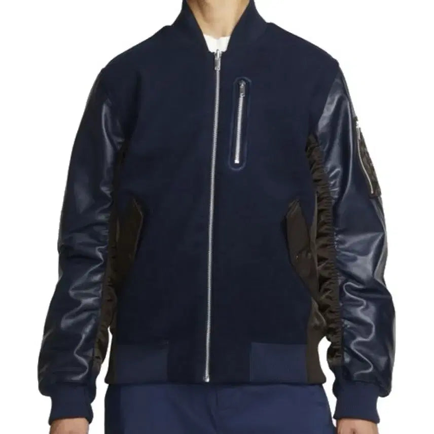 [BUNJANG] Kasina Nike Varsity Jacket (New) / [한정판] 나이키x카시나 원앙콜라보 F&F 바시티(새제품)