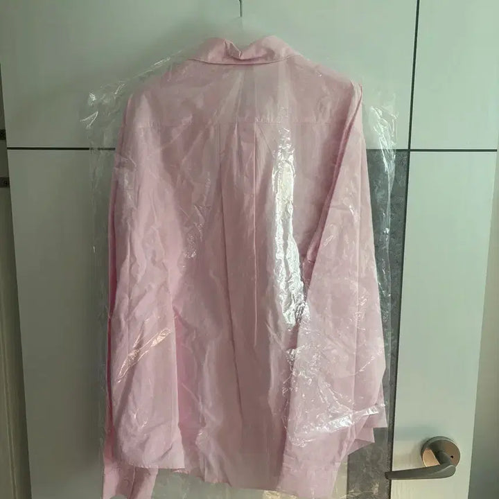 [BUNJANG] Without Summer Signature Shirt Pink / 위드아웃썸머 시그니처 셔츠 핑크 새상품