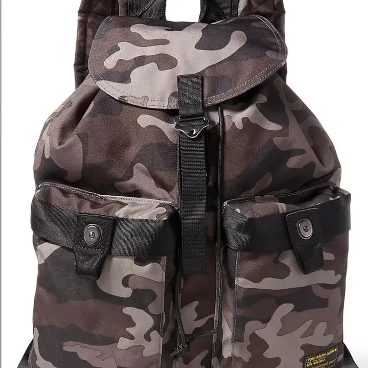 [BUNJANG] Polo Ralph Lauren Camo Backpack / 폴로 랄프로렌 카모 백팩