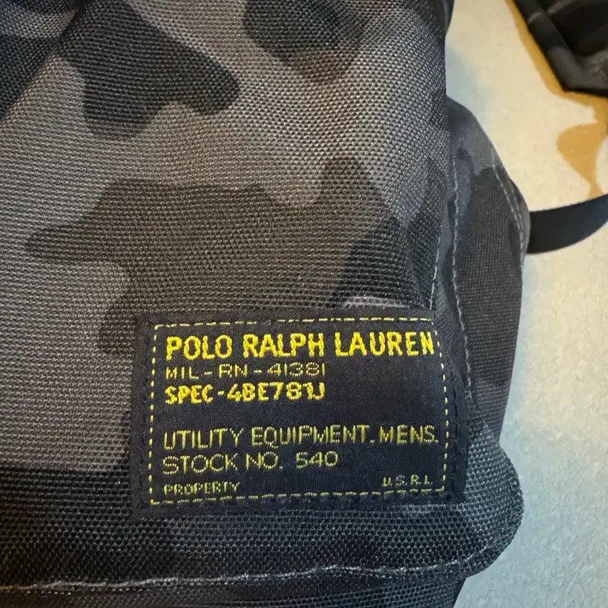 [BUNJANG] Polo Ralph Lauren Camo Backpack / 폴로 랄프로렌 카모 백팩