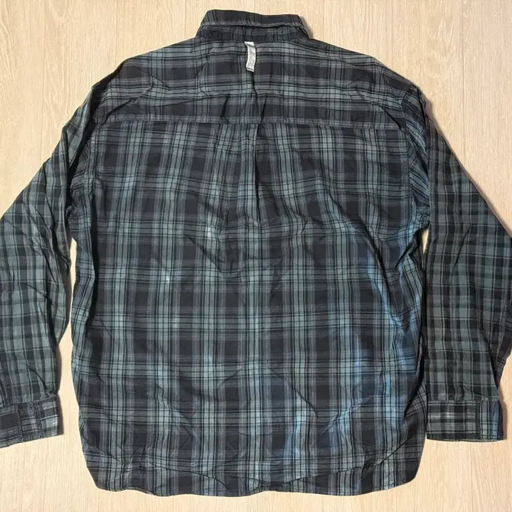 [SOLD OUT] 노매뉴얼 H.R 체크셔츠 다크네이비 size M