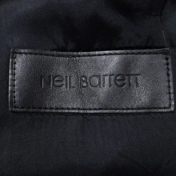 [BUNJANG] Neil Barrett Cow Patch Bomber Jacket Black / (M/95) 닐바렛 남성 카우 패치 봄버 자켓 블랙