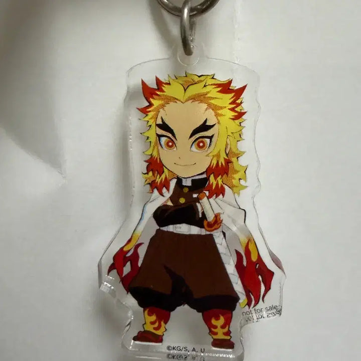 [BUNJANG] Demon Slayer Kyojuro Rengoku Collection Keychain / 귀멸의 칼날 컬렉션 키링 렌고쿠