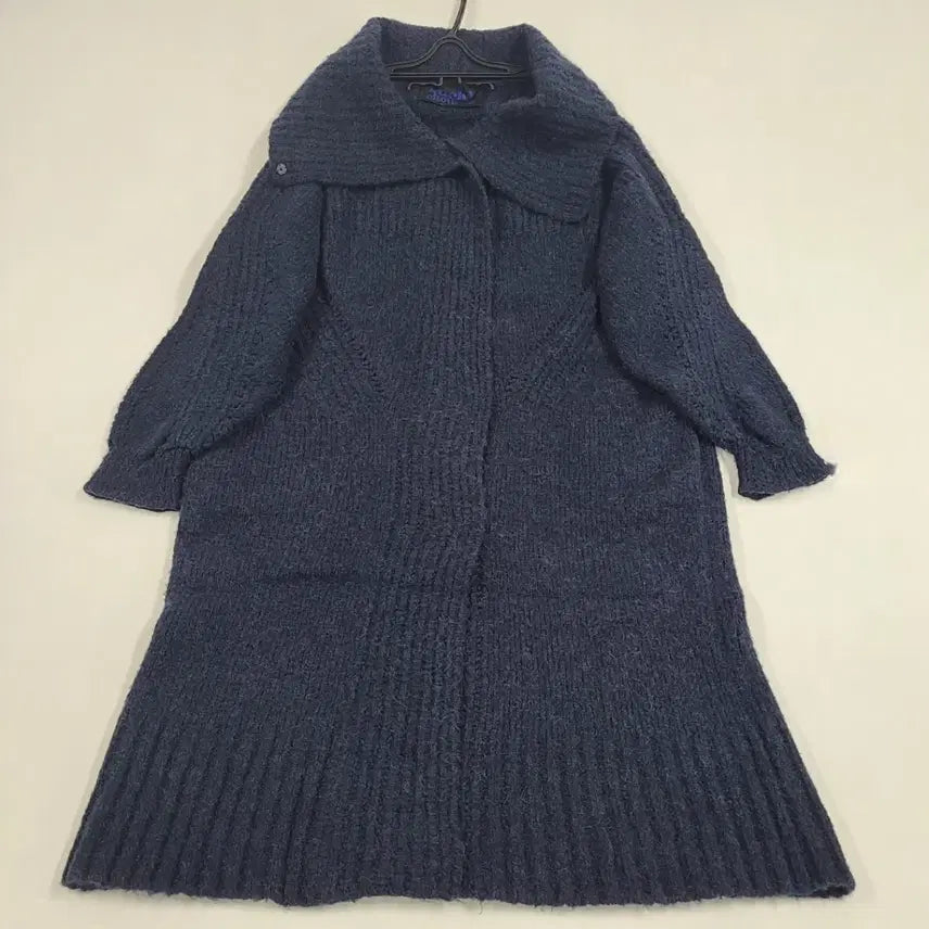 [BUNJANG] Lucky Chouette Long Wool Cardigan / 럭키슈에뜨 롱가디건 66-77