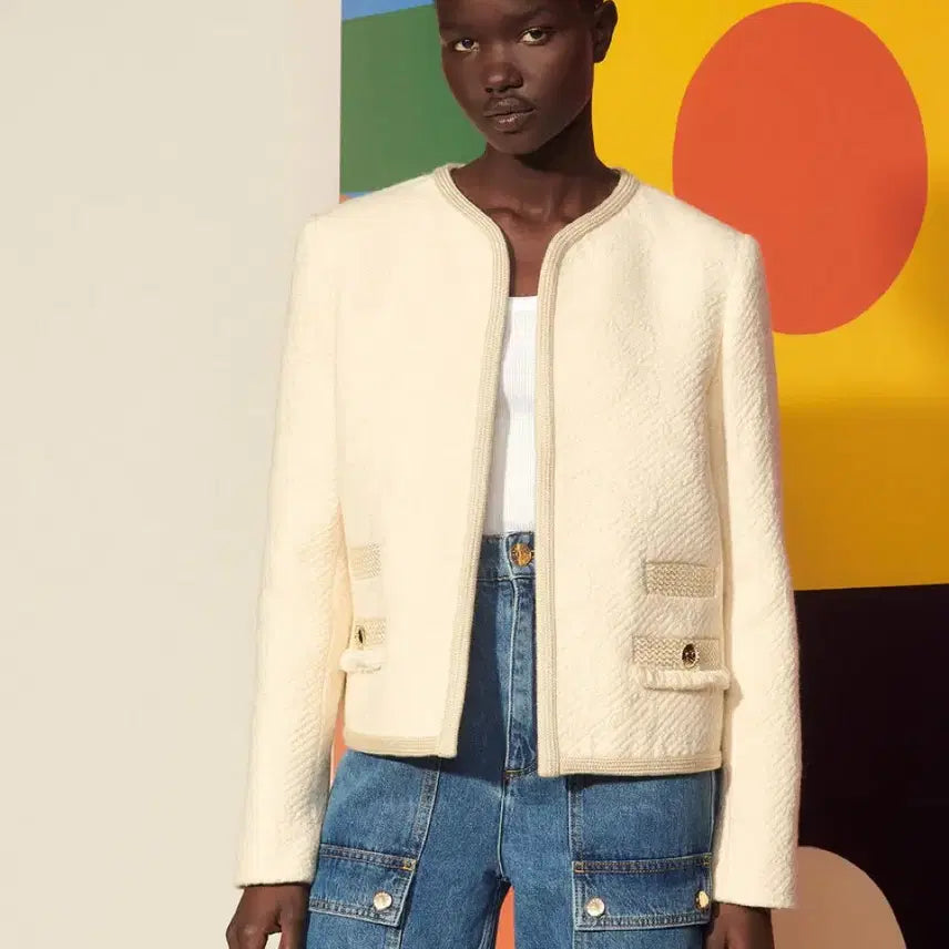 [BUNJANG] Sandro Jennie Jacket (Size 40) / 산드로 제니 자켓(40사이즈)