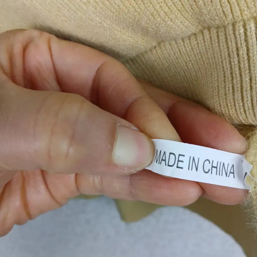 [BUNJANG] Yellow Ribbed Knit Sweater (F) / 여성 옐로우 골지 니트 스웨터(F)