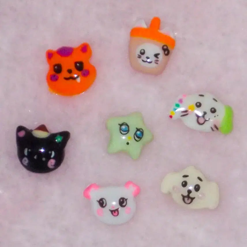 [BUNJANG] Custom Idol 3D Character Nail Tips / 아이돌 콘서트 3D 캐릭터 네일팁 덕질 커스텀 오마카세 제작