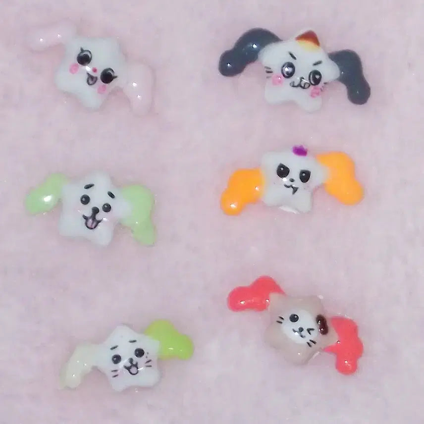 [BUNJANG] Custom Idol 3D Character Nail Tips / 아이돌 콘서트 3D 캐릭터 네일팁 덕질 커스텀 오마카세 제작