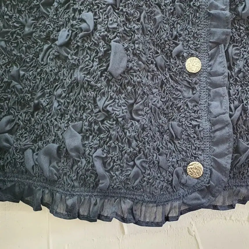 [BUNJANG] It MICHAA Frill Wrinkle Jacket (Size 66) / 잇미샤 프릴 링클 자켓 66  (택달린 새상품)