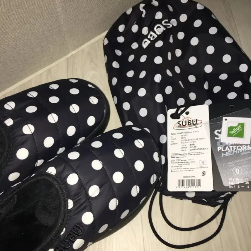 [BUNJANG] SUEE VAMP Platform Dot Shoes / 스부 뱀프 플랫폼 도트 0 size (240-250)