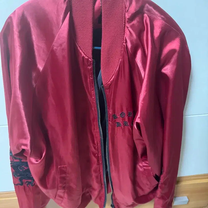 [BUNJANG] 8 Seconds GD (G-Dragon) Satin Jacket / 지드래곤 에잇세컨즈 스카잔 M