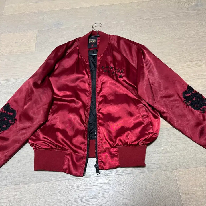 [BUNJANG] 8 Seconds GD (G-Dragon) Satin Jacket / 지드래곤 에잇세컨즈 스카잔 M