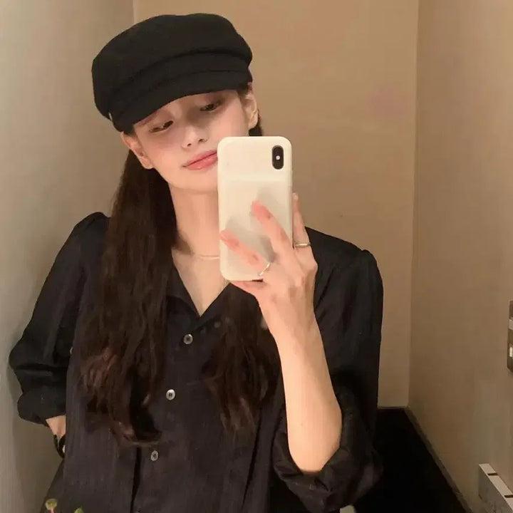 [BUNJANG] Shop Modo Mael Stripe Blouse / Shop modo 샵 모도 마엘 타이 블라우스