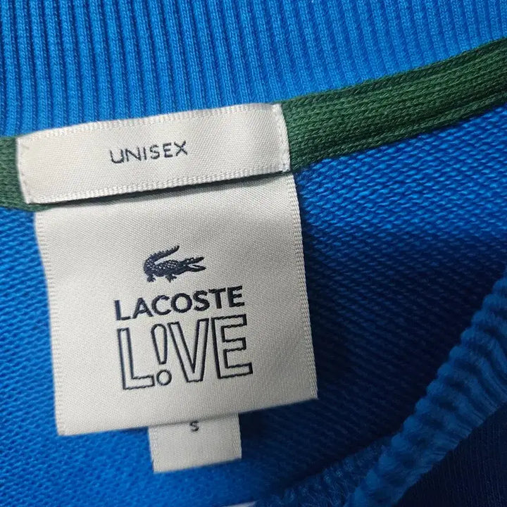 [BUNJANG] Lacoste Blue Sweatshirt / 라코스테 블루 스웨트 맨투맨 새상품