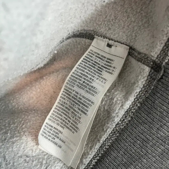 [BUNJANG] Abercrombie Denim Detail Hoodie Gray [M] / 아베크롬비 데님 디테일 후드집업 그레이 [M]