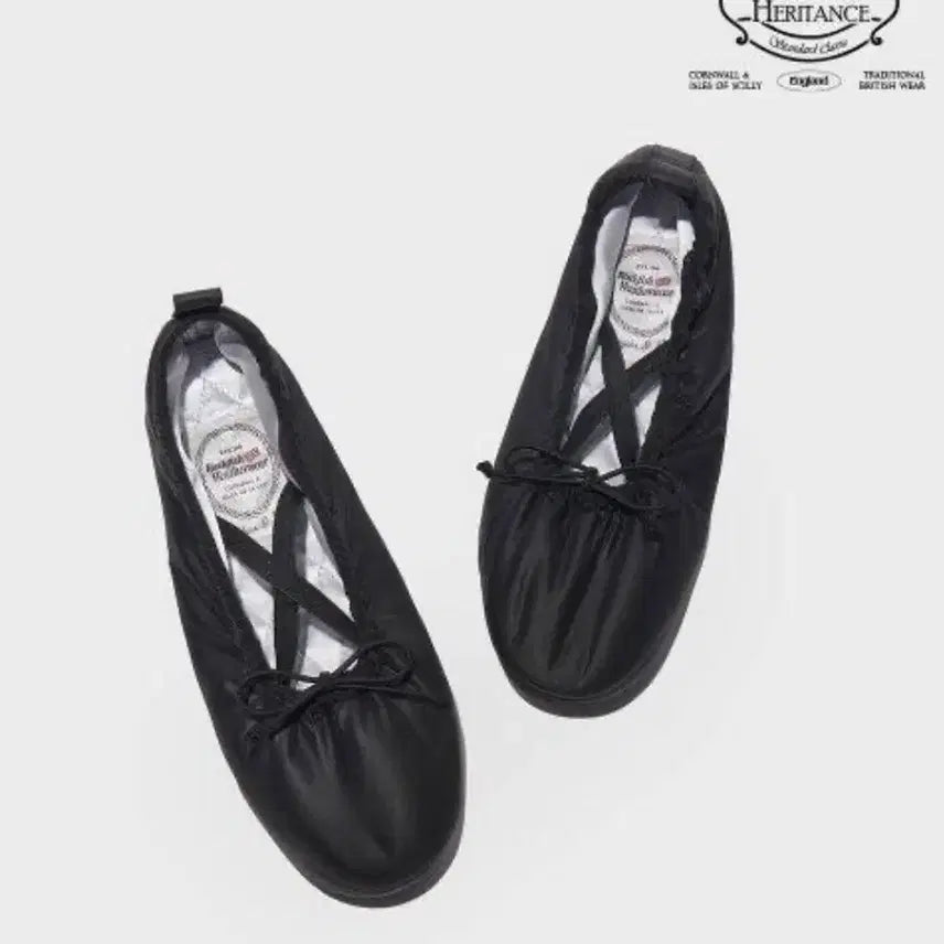 [BUNJANG] Rockfish Weatherwear Black Padded Flat Shoes / (1회 착용, 상자보관) 락피쉬웨더웨어 블랙 플랫슈즈