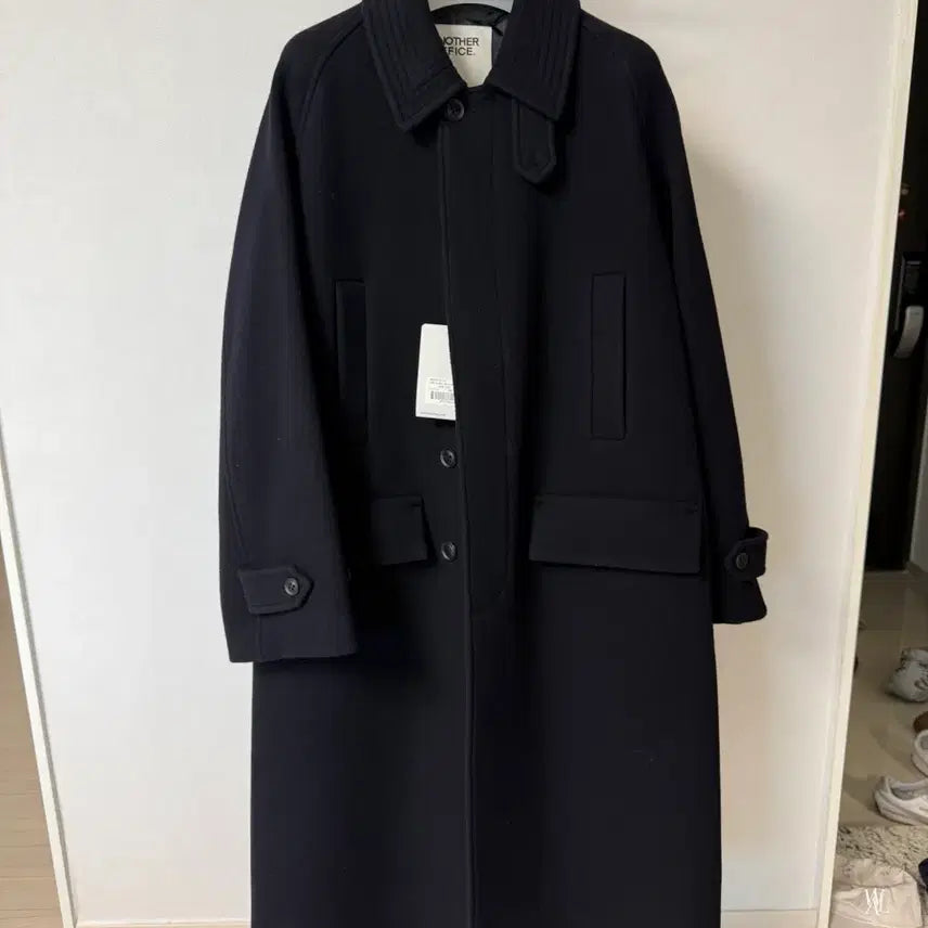 [BUNJANG] Anotheroffice Voyager Bold Balmacaan Coat / 어나더오피스 24AW Voyager Bold Balmacaan Coat