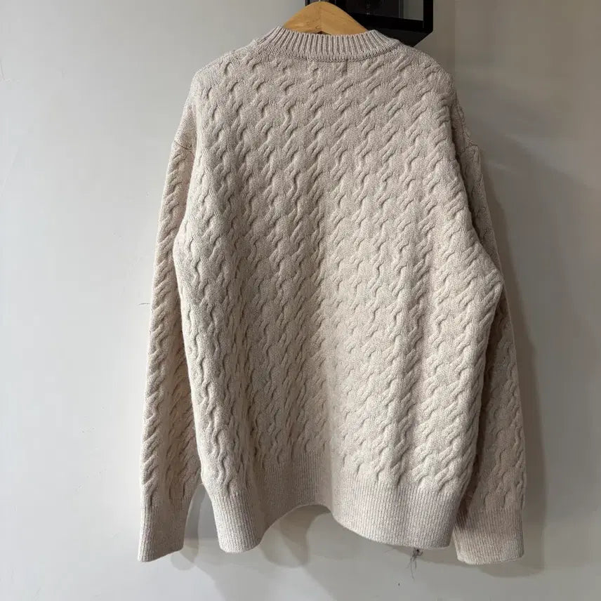 [BUNJANG] Time Homme Cable Knit Sweater / 24FW 타임옴므 케이블 니트