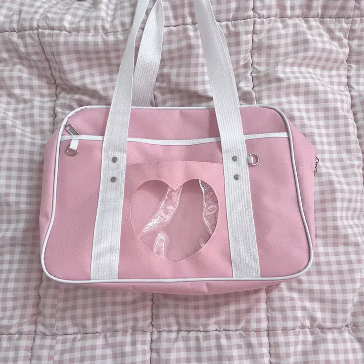 [BUNJANG] Pink School Bag / 핑크 스쿨백