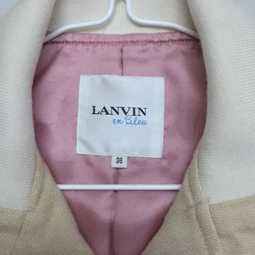 [BUNJANG] LANVIN Linen Blend Belted Jacket / LANVIN 린넨 혼방 벨티드 자켓 38