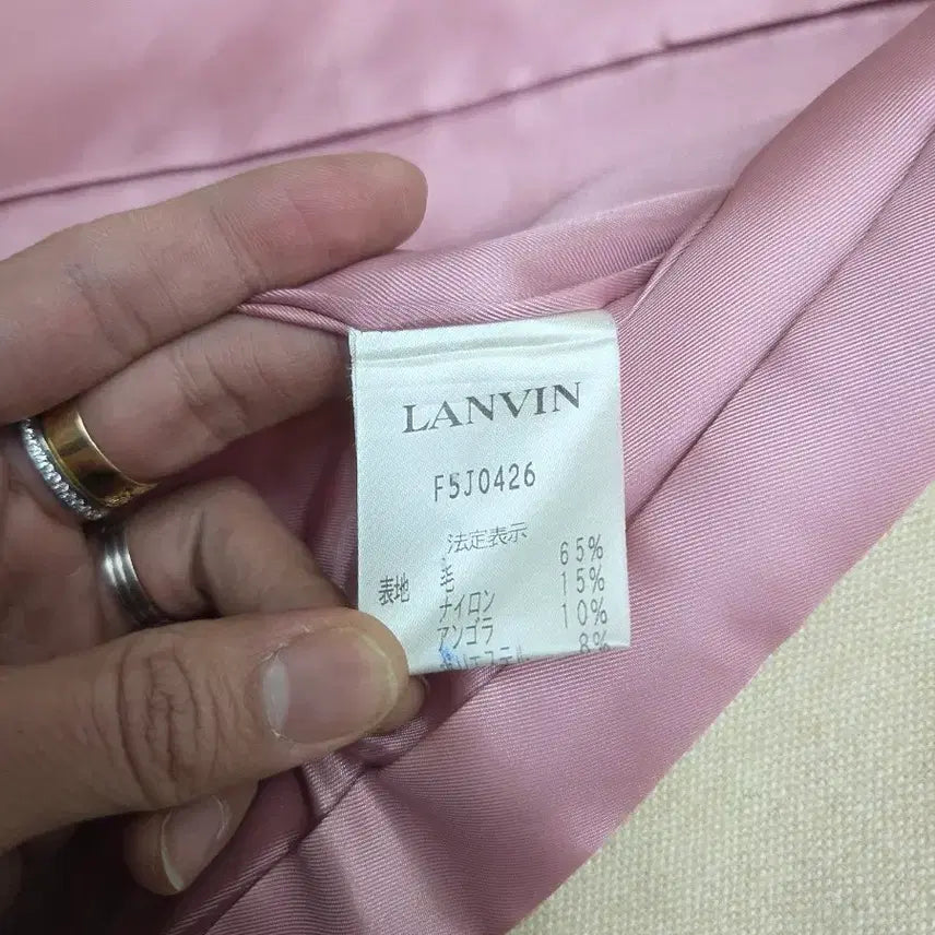 [BUNJANG] LANVIN Linen Blend Belted Jacket / LANVIN 린넨 혼방 벨티드 자켓 38