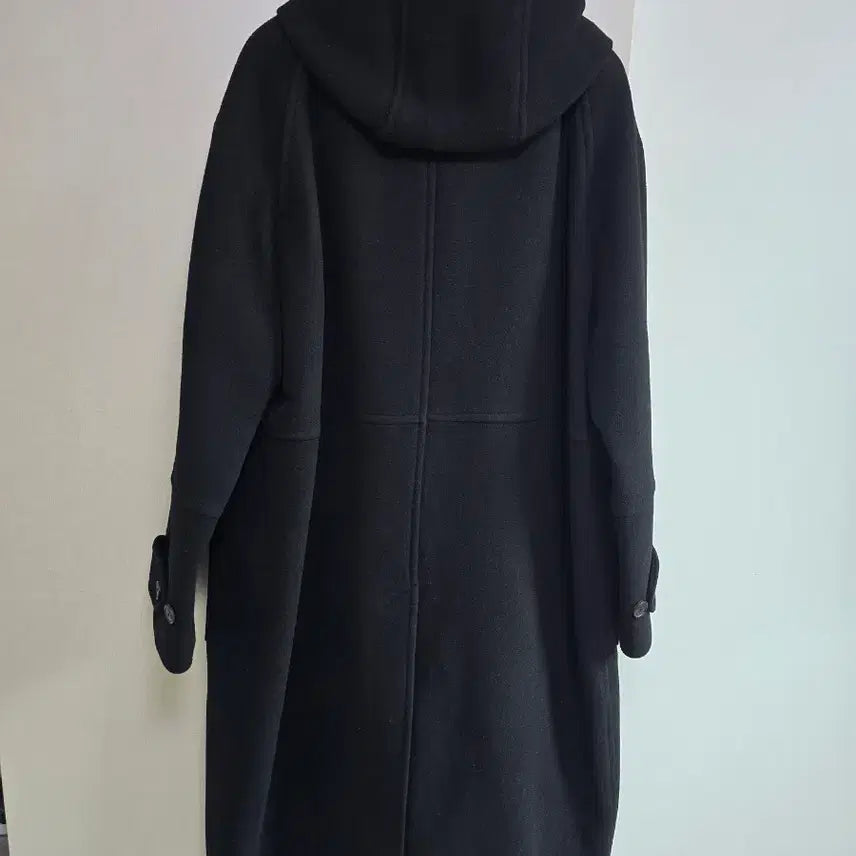 [BUNJANG] ILCORSO Hooded Duffle Coat Black / 일꼬르소 후드 더플 코트 블랙