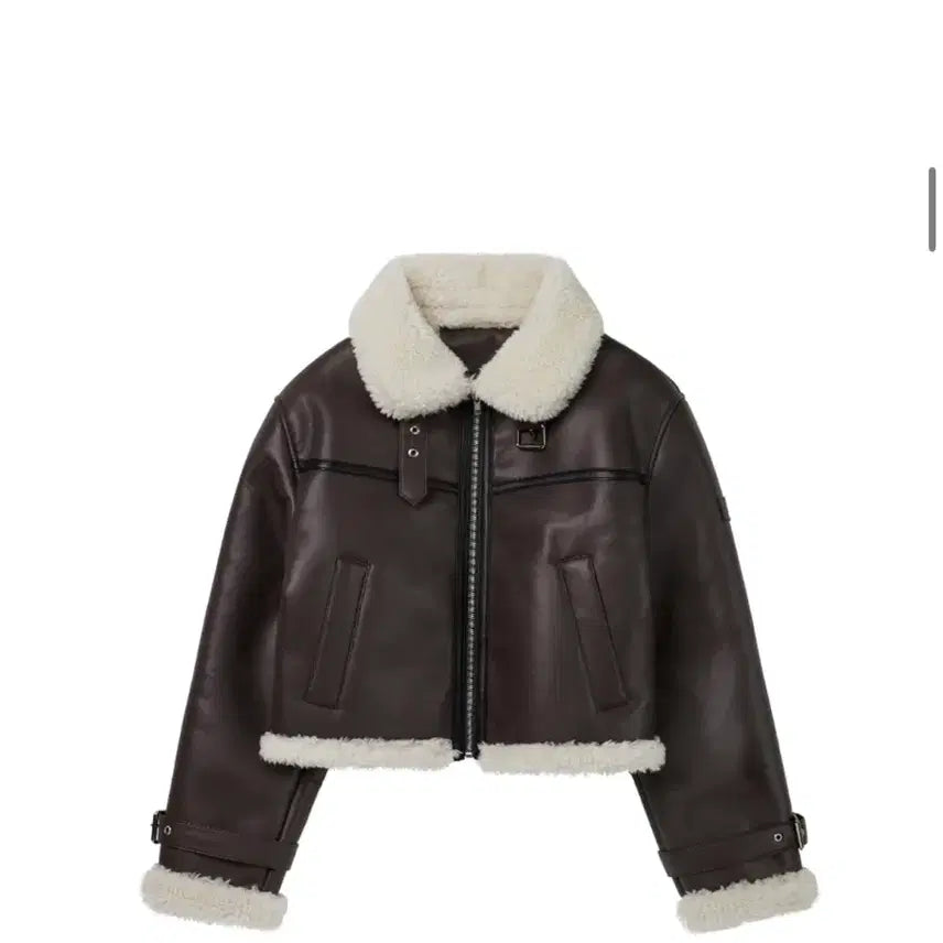 [BUNJANG] Leather MusTANG Jacket / 레더리 무스탕