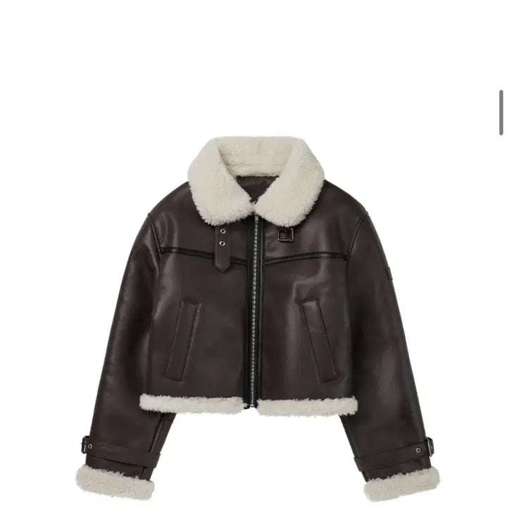 [BUNJANG] Leather MusTANG Jacket / 레더리 무스탕