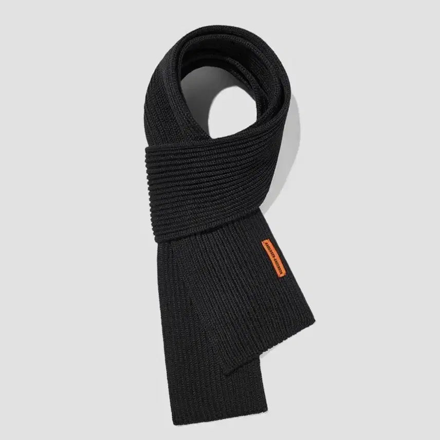 [BUNJANG] Andersen Black Knit Muffler / 안데르센 안데르센 블랙 니트 머플러