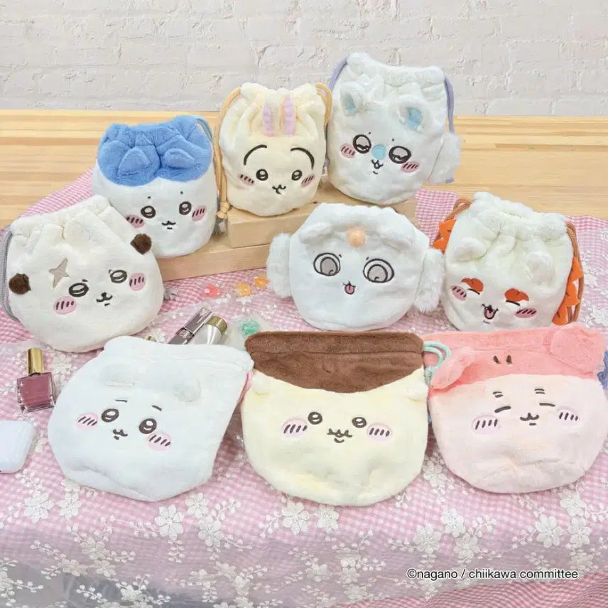 [BUNJANG] Chikawa Momonga Rakko Pouch / 신상 치이카와 모몽가 랏코 복조리 파우치