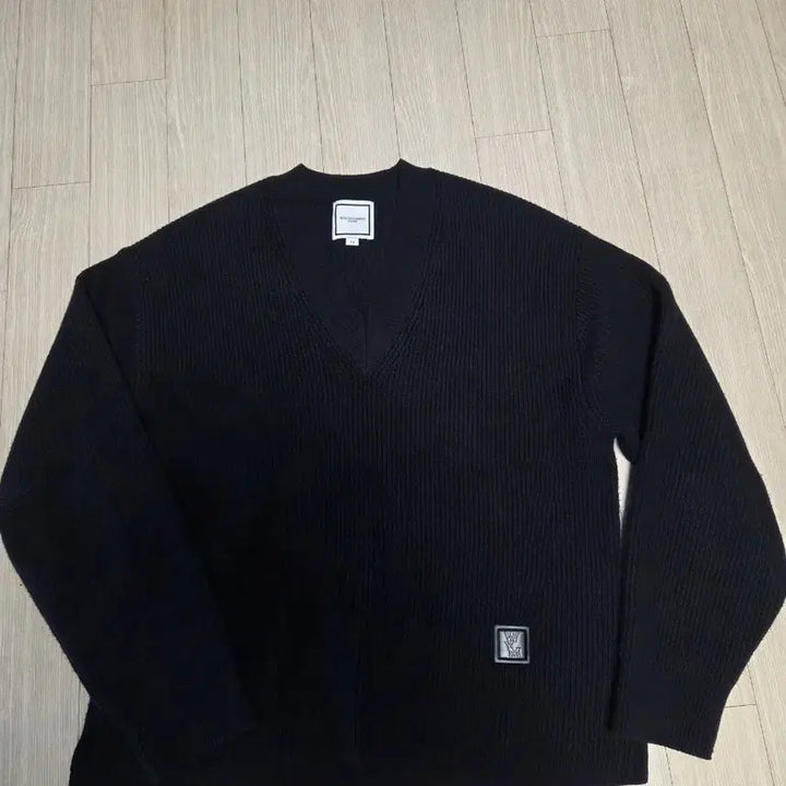 [BUNJANG] Wooyoungmi 24FW V-Neck Knit Black 46 / 우영미 24fw 브이넥 니트 블랙 46