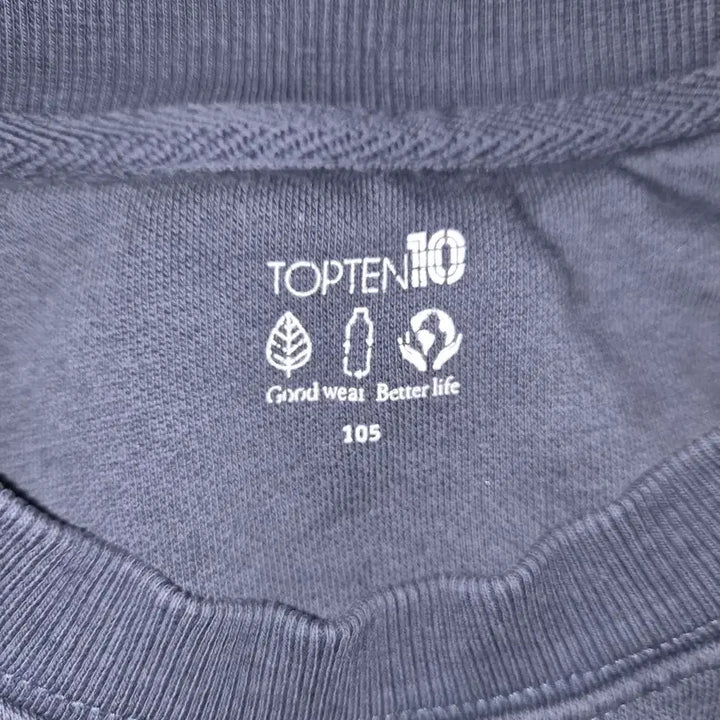 [BUNJANG] Top Ten Fleece Sweatshirt / (2)롯데구매 탑텝 기모 맨투맨105 2일착/세일19900원