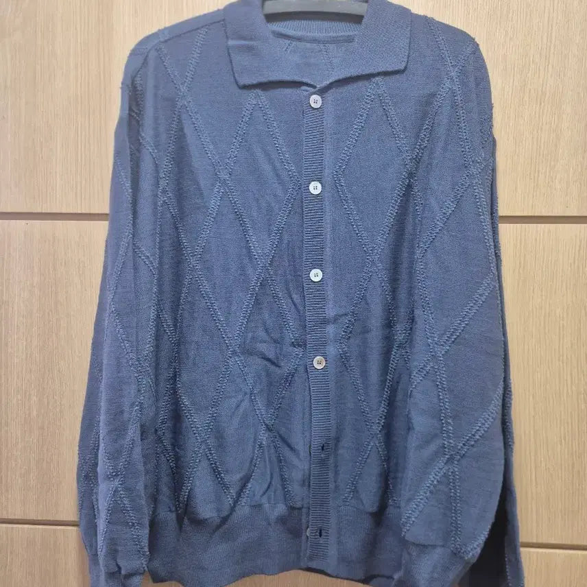 [BUNJANG] Youth Knit Collar Cardigan (L) / 유스 니트 카라 가디건 L