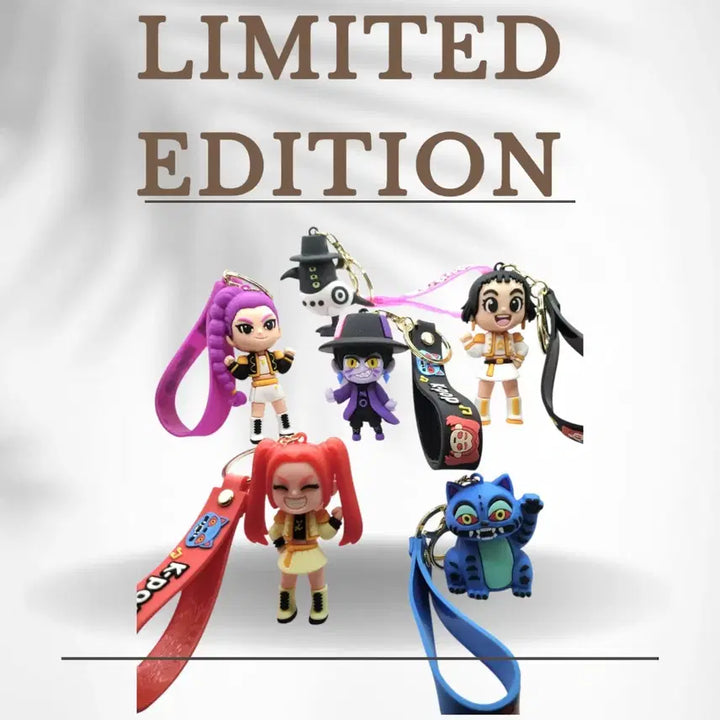 [BUNJANG] KDEHUNT Character Keyring / 케이팝 키링 검은모자 캐릭터 키링 가방 키홀더 케데헌 인형 새상품