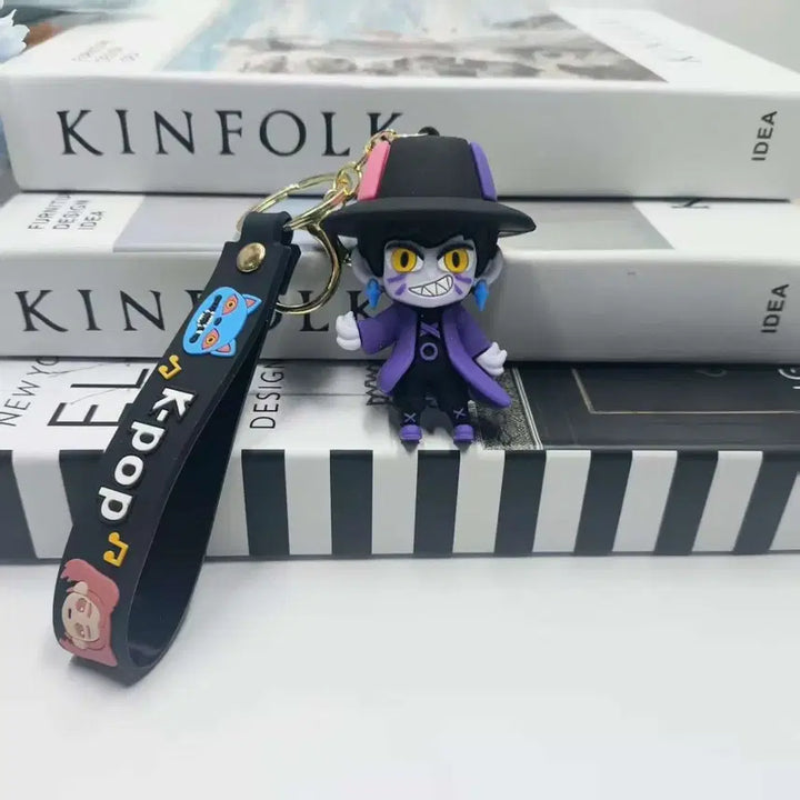 [BUNJANG] KDEHUNT Character Keyring / 케이팝 키링 검은모자 캐릭터 키링 가방 키홀더 케데헌 인형 새상품