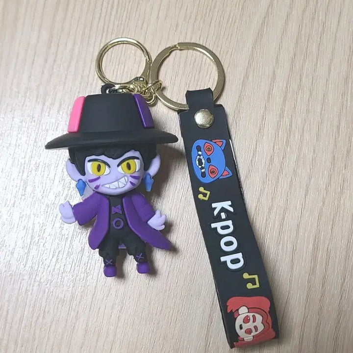 [BUNJANG] KDEHUNT Character Keyring / 케이팝 키링 검은모자 캐릭터 키링 가방 키홀더 케데헌 인형 새상품