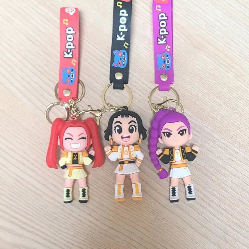 [BUNJANG] KDEHUNT Character Keyring / 케이팝 키링 검은모자 캐릭터 키링 가방 키홀더 케데헌 인형 새상품