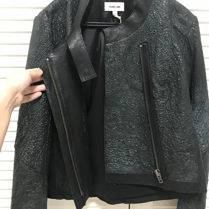 [BUNJANG] Helmut Lang Crystal Leather Jacket / Helmut Lang Crystal Leather S / 100% Lam