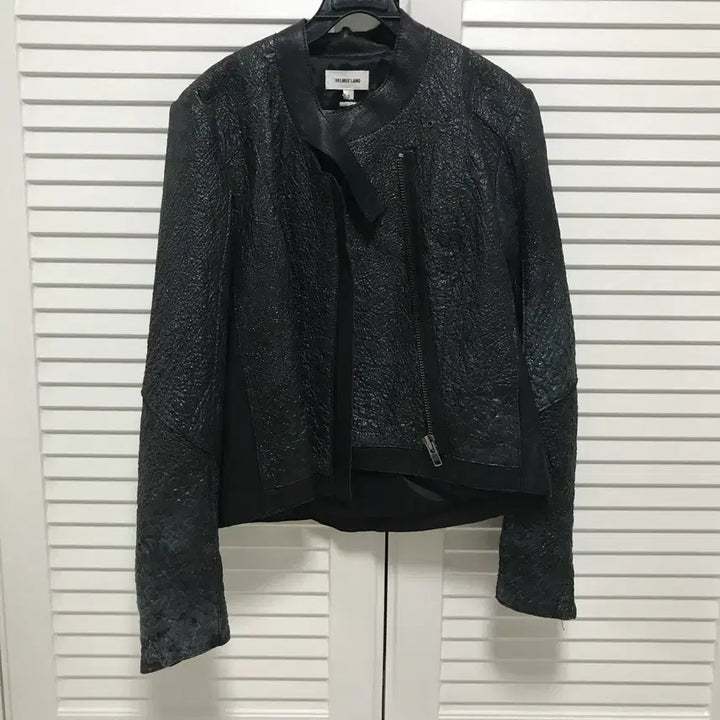 [BUNJANG] Helmut Lang Crystal Leather Jacket / Helmut Lang Crystal Leather S / 100% Lam
