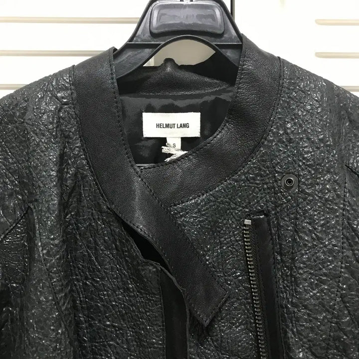 [BUNJANG] Helmut Lang Crystal Leather Jacket / Helmut Lang Crystal Leather S / 100% Lam