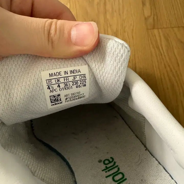 [BUNJANG] Adidas Stan Smith Velcro Green / 아디다스 스탠스미스 찍찍이 초록색